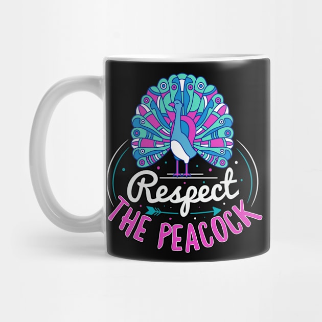 Respect the peacock Design for a Peacock birder by ErdnussbutterToast